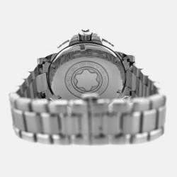 Pre Owned Montblanc Sport GMT 7061 Automatic Stainless Steel Men's Wristwatch 41mm