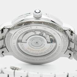 مملوكة مسبقًا ساعة يد رجالية مون بلان ستار ليجاسي مونفايز M129631 ميناء أزرق ستانلس ستيل 42 مم