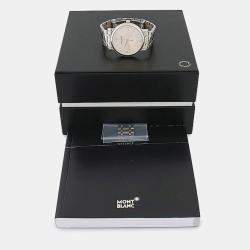 Pre Owned Montblanc Star Classic 107916 Automatic 18k Rose Gold Stainless Steel Men's Wristwatch 39mm