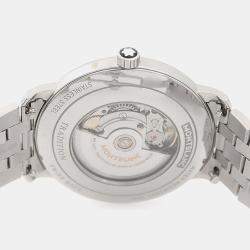 Pre Owned Montblanc Tradition 132433 Automatic Stainless Steel Men's Wristwatch 40mm