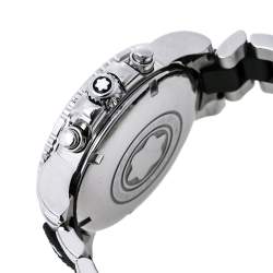 Montblanc Black Stainless Steel Sport XXL 102359 Automatic Chronograph Men’s Wristwatch 41.50 mm
