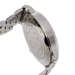 Montblanc Black Stainless Steel Tradition 7374 Men's Wristwatch 42 mm