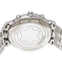 Montblanc Black Stainless Steel Tradition 7374 Men's Wristwatch 42 mm