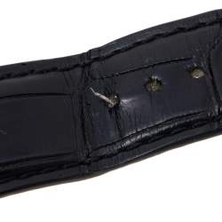 مملوكة مسبقًا Montblanc White Stainless Steel Tradition 7334 Men's Wristwatch 40 mm