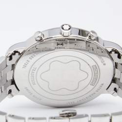 Montblanc Black Stainless Steel Tradition 7374 Men's Wristwatch 42 mm