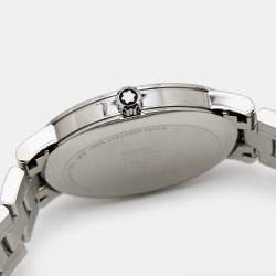 Montblanc Black Stainless Steel Summit 38284 Men's Wristwatch 38 mm