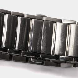 Montblanc Silver Steel Steel Profile 7048 Unisex Wristwatch 29 mm