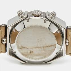 Pre Owned Montega MC03 Black Dial Stainless Steel Alligator Leather Men's Wristwatch 38 mm