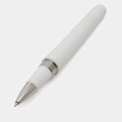 Montegrappa Elmo 01 White Resin Silver Tone Rollerball Pen