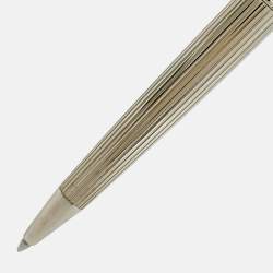 Pre Owned Montegrappa Armonia Duetto Pink Resin Silver Tone Ballpoint Pen