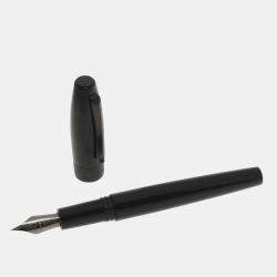 Montegrappa Fortuna Black with Black Trim Fountain Pen (F)