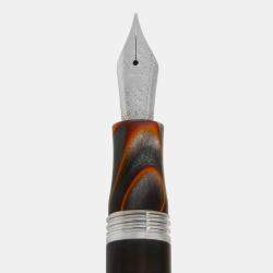 Montegrappa Ducale Grey and Orange Fountain Pen (F)