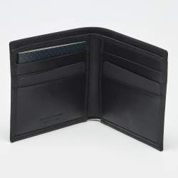 Pre Owned Montegrappa Resin Leather Silver Tone Pen Set