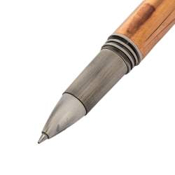 Montegrappa Copper Silver Brushed Plated Mini Mule Roller Ball Pen