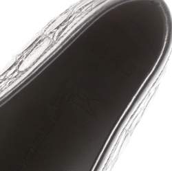 Moreschi Black Croc Leather Loafers Size 40