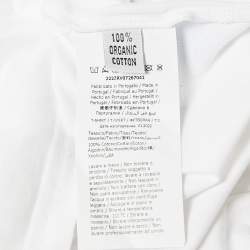 Moschino Couture White Cotton Robotic Teddy Print T-Shirt XS