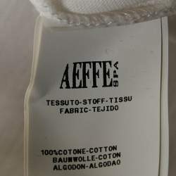 Pre Owned Moschino Couture White Circus Teddy Printed Jersey T-Shirt XL