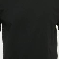 Pre Owned تي شيرت موسكينو كوتور جيرسي أسود برقبة مستديرة مقاس متوسط