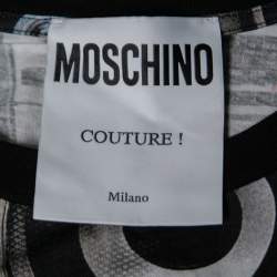 Pre Owned Moschino Couture Multicolor Speaker Printed Cotton Crew Neck T-Shirt XXL