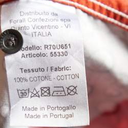 Pre Owned Moschino Couture Multicolor Soda Pop Printed Cotton Half Sleeve Shirt L