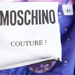 Pre Owned Moschino Couture Multicolor Soda Pop Printed Cotton Half Sleeve Shirt L