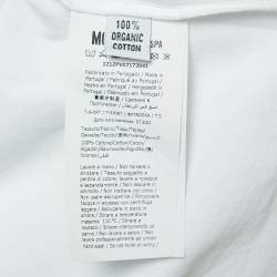 Pre Owned Moschino Couture White Cotton Teddy Bear Print T-Shirt 2XL