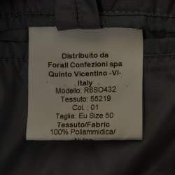 Moschino Couture Multicolor Beverage Cans Print Nylon Bomber Jacket L