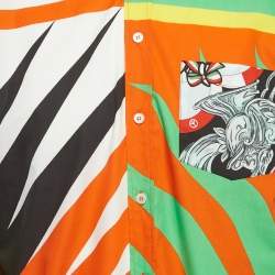 Moschino X Place Multicolor Printed Cotton Shirt M