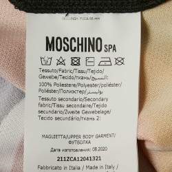 Moschino Palace Brown Printed Jersey T-Shirt L