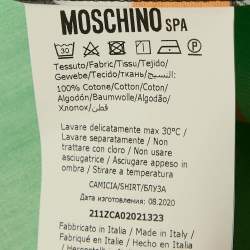 Moschino X Place Multicolor Printed Cotton Shirt M