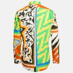 Moschino X Place Multicolor Printed Cotton Shirt M