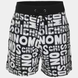 Moschino Underwear Multicolor Logo Printed Jersey Shorts M