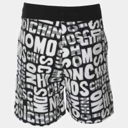Moschino Underwear Multicolor Logo Printed Jersey Shorts M