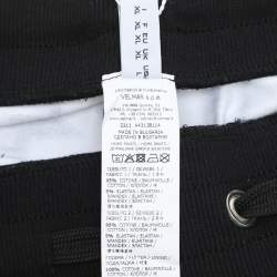 Pre Owned Moschino Underwear Multicolor Logo Printed Jersey Shorts XL