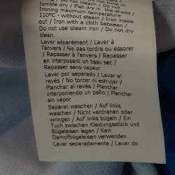 Pre Owned Moschino X Palace Blue Multicolor Jersey Technical Polo T-Shirt M