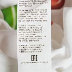 Pre Owned ```json
{"name": "Moschino Swim White Gummy Bear Logo Print T-Shirt XS", "name_ar": "تي شيرت سباحة موسكينو أبيض بطباعة شعار الدب العلكي مقاس صغير جداً"}
```