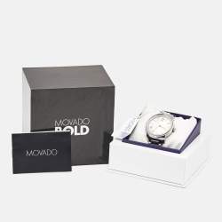 Movado Silver Dial Stainless Steel Bold 3600196 Men's Wristwatch 39 mm