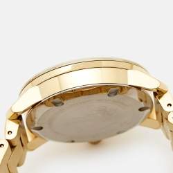 Movado Champagne Gold Plated Stainless Steel Bold MB.01.3.34.6038 Men's Wristwatch 36 mm