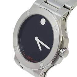 Pre Owned Movado Black Stainless Steel SE Extreme 12.1.14.1053 Automatic Men's Wristwatch 44 mm