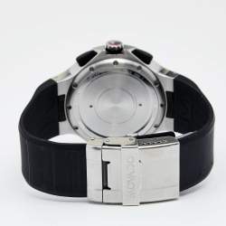 Pre Owned Movado White Stainless Steel Rubber Series 800 84.C5.1896.1 Men's Wristwatch 45MM