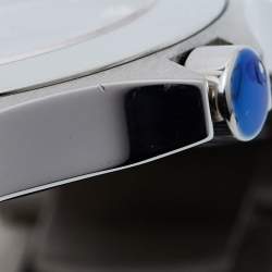 Pre Owned Movado Black Diamond Stainless Steel Masino 84G21855 Men's Wristwatch 40 mm 