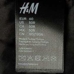 Pre Owned MUGLER X HM Black Faux Leather Jacket XXL