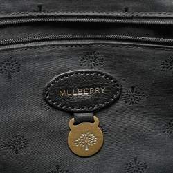 Mulberry Black Leather Ted Convertible Messenger Bag