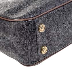 Pre Owned Mulberry Black Leather Laptop Bag