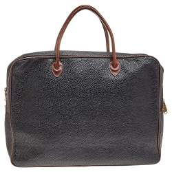 Pre Owned Mulberry Black Leather Laptop Bag