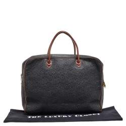 Pre Owned Mulberry Black Leather Laptop Bag