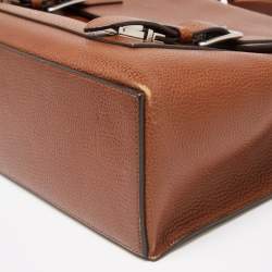 Mulberry Brown Grained Leather Chiltern Briefcase