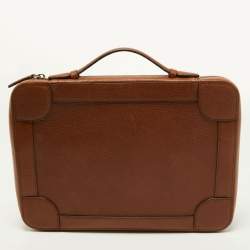Mulberry Brown Leather Belgrave Document Portfolio 