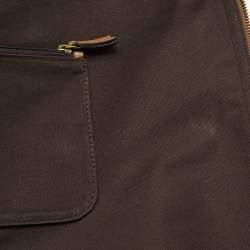 Mulberry Tan Leather Name Tag Suitcase