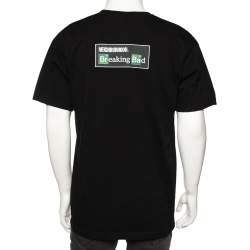  NEIGHBORHOOD X Breaking Bad Black Cotton Mr. White Printed T-Shirt L